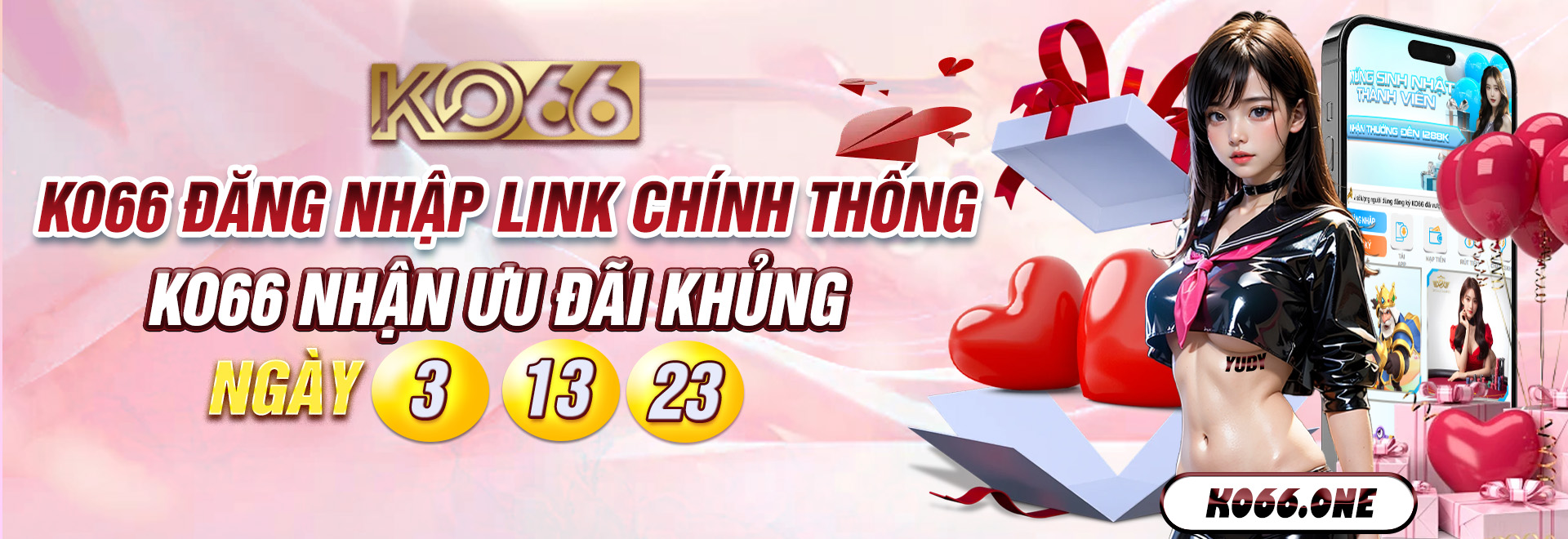 Banner Ko66 Đăng Nhập Link Chính Thức Ko66 Nhận Ưu đãi khủng