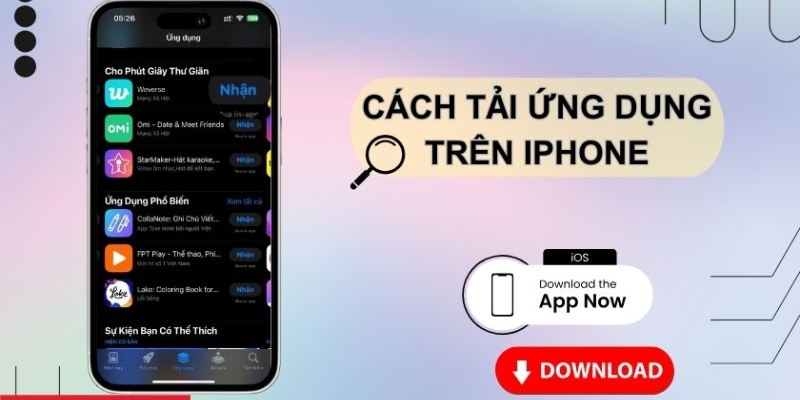 Tải ứng dụng cho iOS